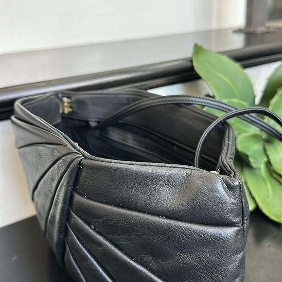 Brio vintage leather shoulder clutch purse crossbody - Picture 3 of 12